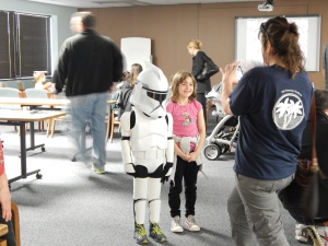 We had some really great costumed attendees! check out this short stormtrooper. :)